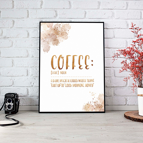 Coffee Tasarım Poster