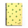 Cactus Yellow Çizgili Defter (A4)