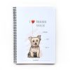 Yorkie Çizgili Defter (A4)