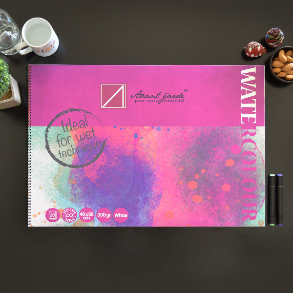 48x68cm 300gr Beyaz Avant-Garde Suluboya Kağıdı.