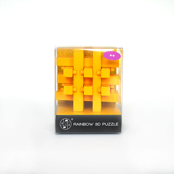 Rainbow 3d Puzzle Yellow