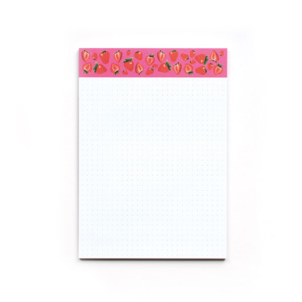 Strawberry Noktalı Notepad